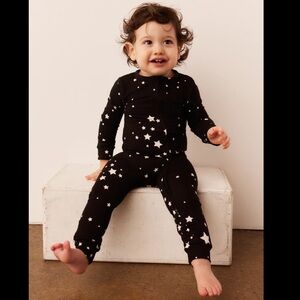 Starry Sky Kids Footie Pajamas